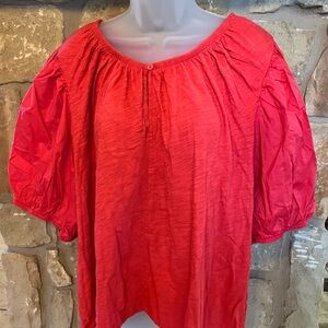 Women's Red Blouse
